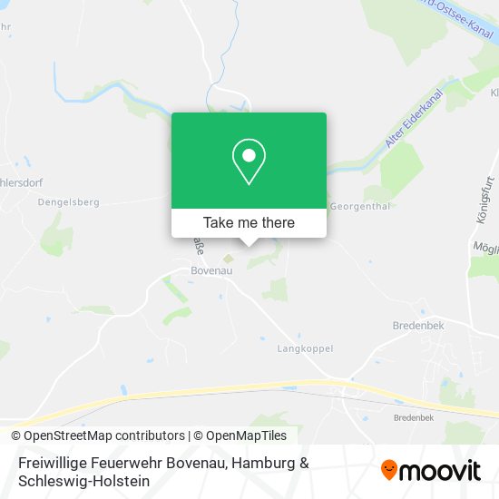 Freiwillige Feuerwehr Bovenau map