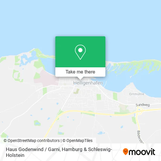 Карта Haus Godenwind / Garni