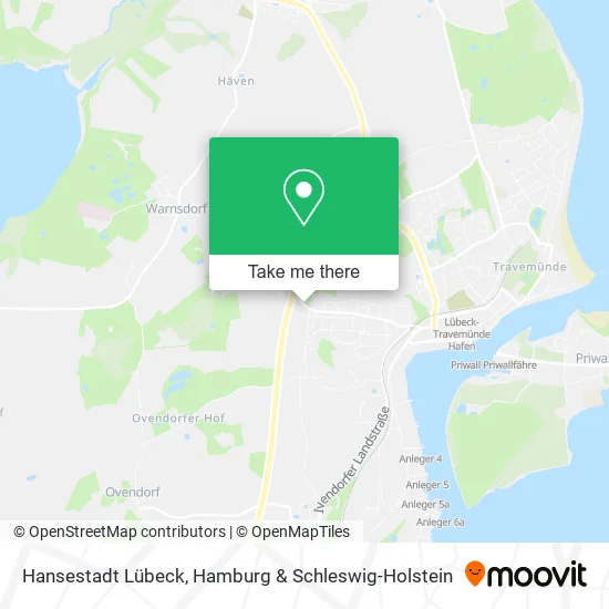 Карта Hansestadt Lübeck