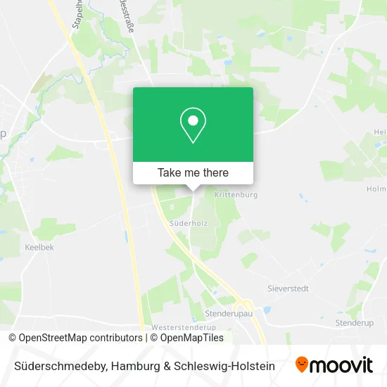 Карта Süderschmedeby