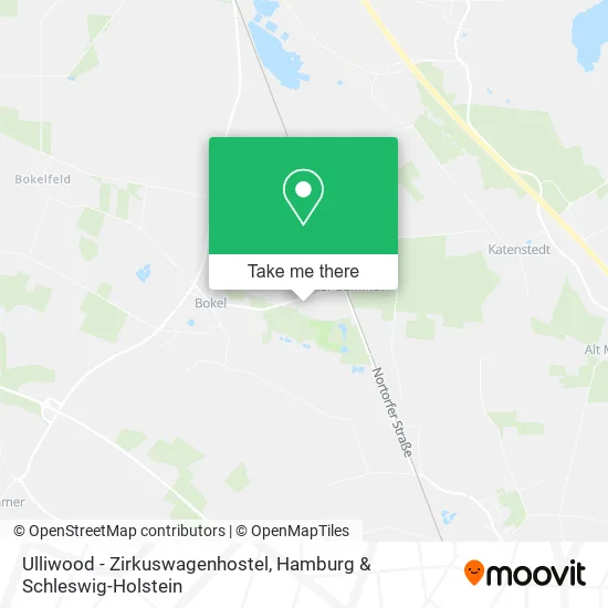 Карта Ulliwood - Zirkuswagenhostel