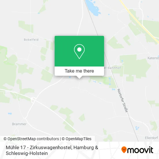 Карта Mühle 17 - Zirkuswagenhostel