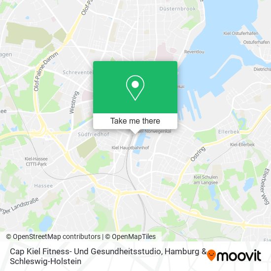 Cap Kiel Fitness- Und Gesundheitsstudio map