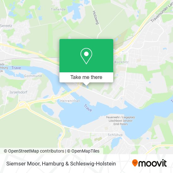 Siemser Moor map