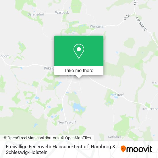 Freiwillige Feuerwehr Hansühn-Testorf map
