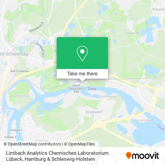 Карта Limbach Analytics Chemisches Laboratorium Lübeck
