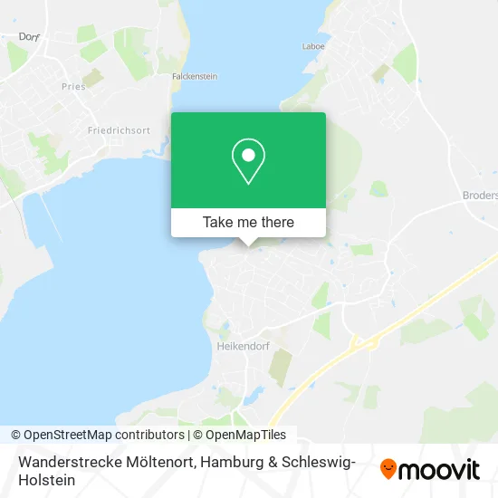 Карта Wanderstrecke Möltenort