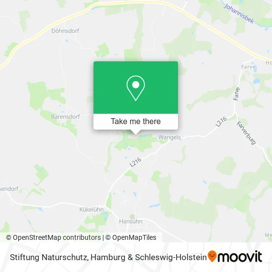 Карта Stiftung Naturschutz