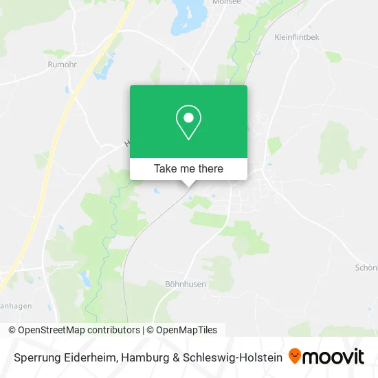 Карта Sperrung Eiderheim