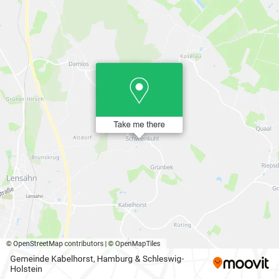 Карта Gemeinde Kabelhorst