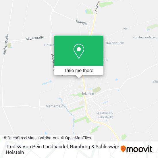 Trede& Von Pein Landhandel map