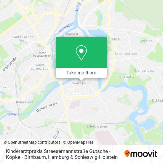Kinderarztpraxis Streesemannstraße Gutsche - Köpke - Birnbaum map