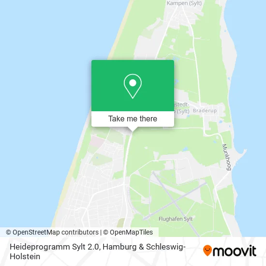 Карта Heideprogramm Sylt 2.0