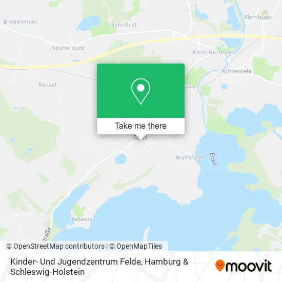 Карта Kinder- Und Jugendzentrum Felde