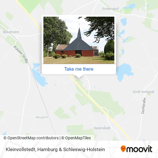Карта Kleinvollstedt
