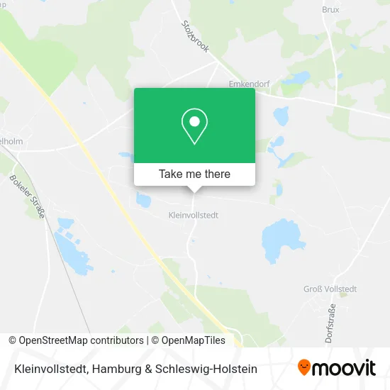Карта Kleinvollstedt