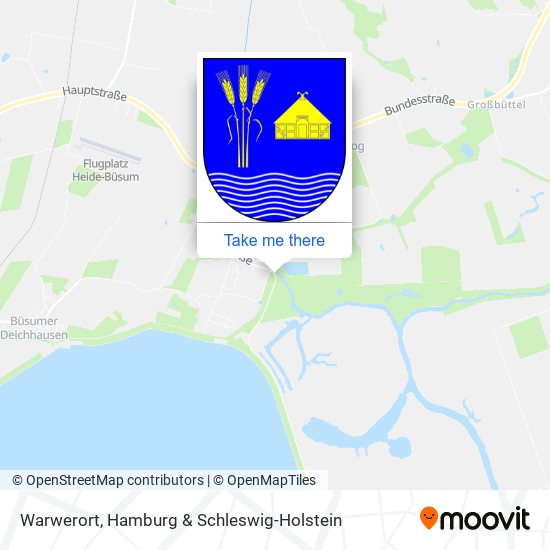 Warwerort map