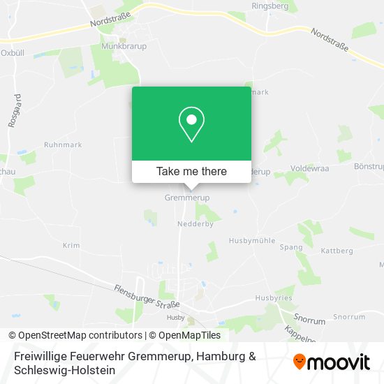 Freiwillige Feuerwehr Gremmerup map