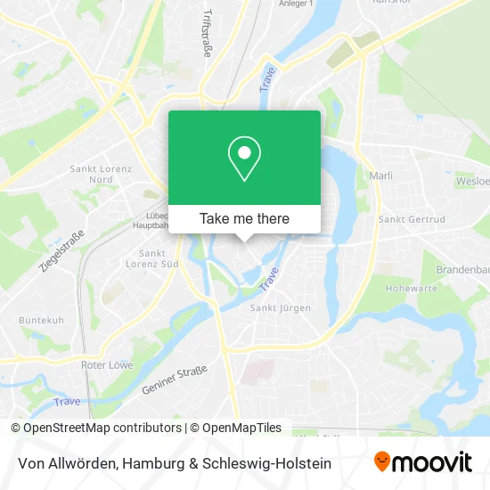 Карта Von Allwörden