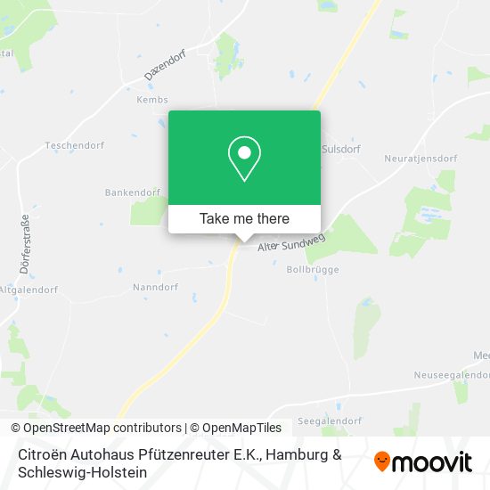 Citroën Autohaus Pfützenreuter E.K. map