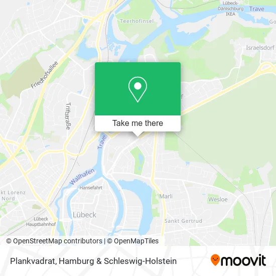 Карта Plankvadrat