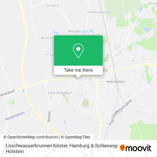 Löschwasserbrunnen Köster map