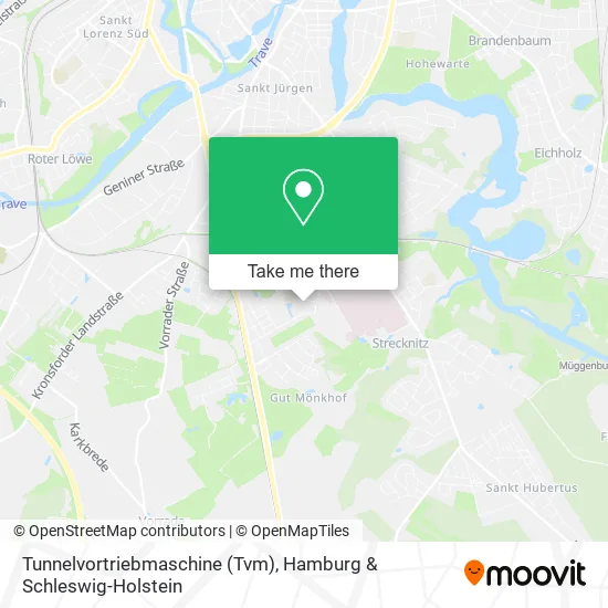 Карта Tunnelvortriebmaschine (Tvm)