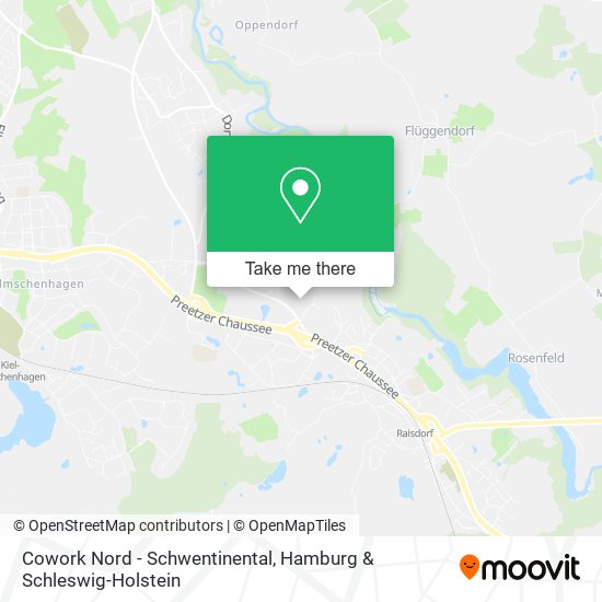 Cowork Nord - Schwentinental map