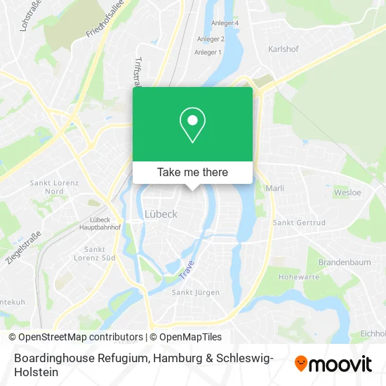 Карта Boardinghouse Refugium