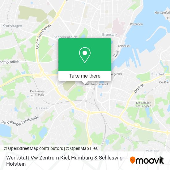 Werkstatt Vw Zentrum Kiel map