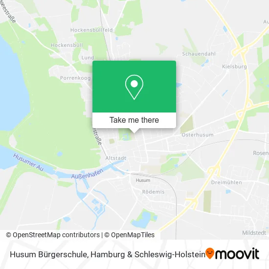 Карта Husum Bürgerschule