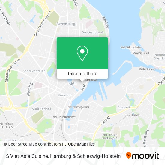 S Viet Asia Cuisine map