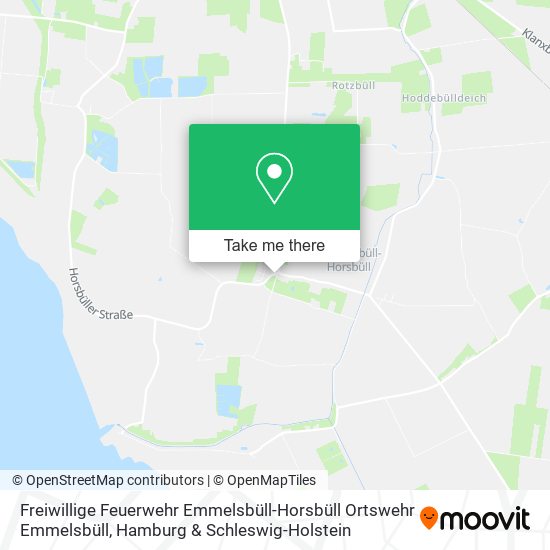 Карта Freiwillige Feuerwehr Emmelsbüll-Horsbüll Ortswehr Emmelsbüll