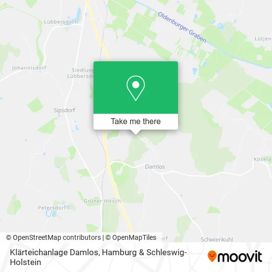 Карта Klärteichanlage Damlos