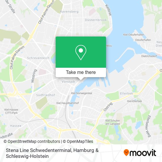 Stena Line Schwedenterminal map