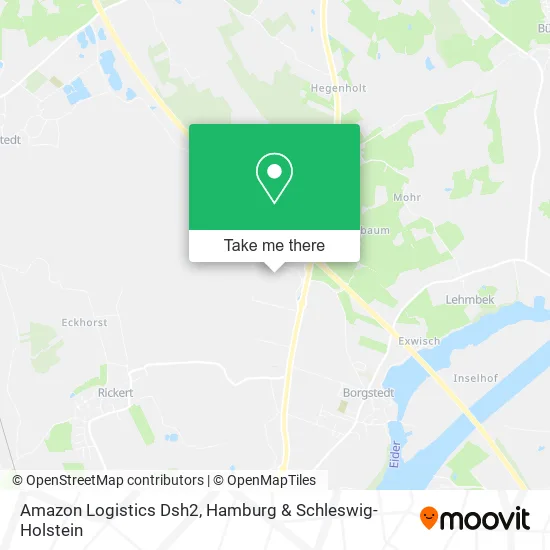 Карта Amazon Logistics Dsh2