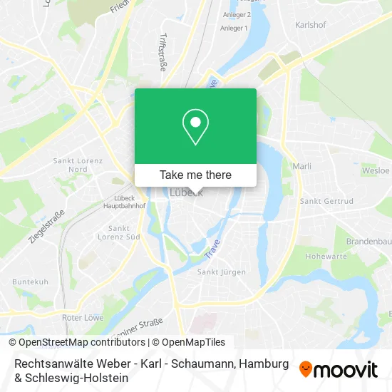Карта Rechtsanwälte Weber - Karl - Schaumann