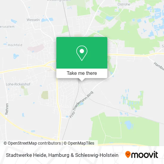 Карта Stadtwerke Heide