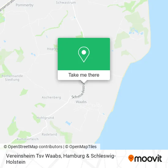 Карта Vereinsheim Tsv Waabs