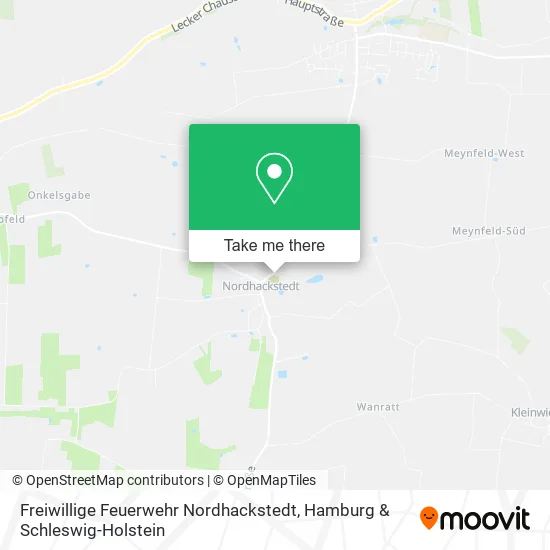 Карта Freiwillige Feuerwehr Nordhackstedt