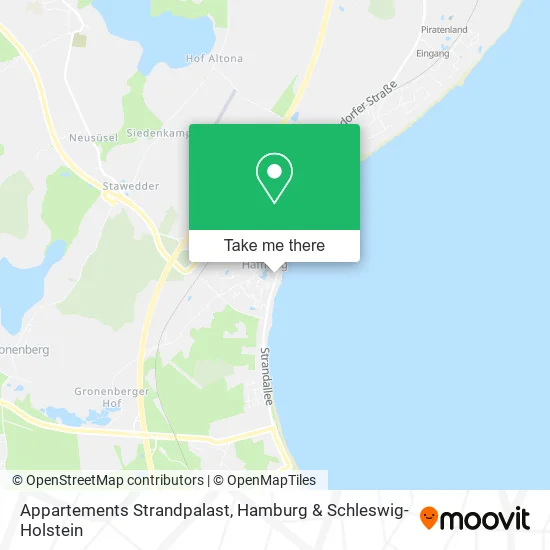 Карта Appartements Strandpalast