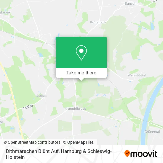 Dithmarschen Blüht Auf map