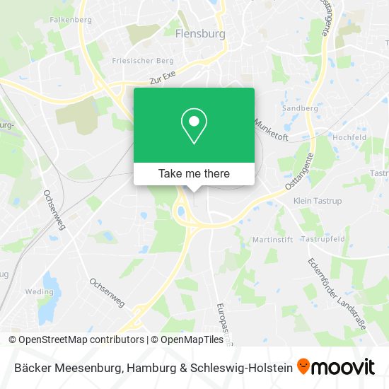 Bäcker Meesenburg map