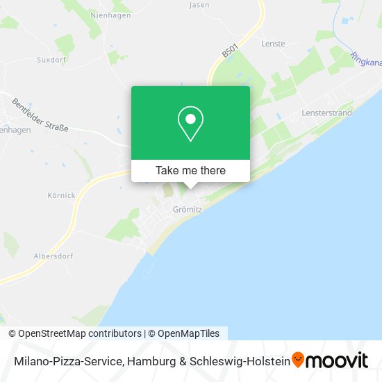 Milano-Pizza-Service map