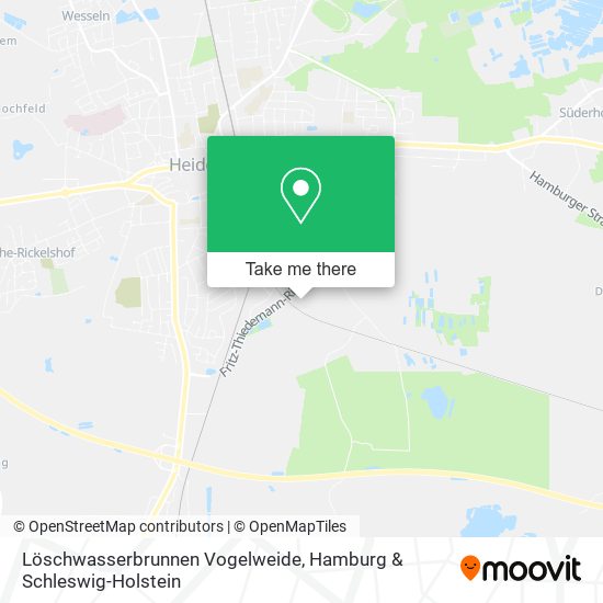 Löschwasserbrunnen Vogelweide map