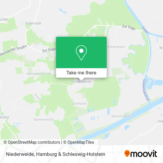 Карта Niederweide