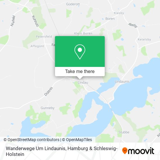 Wanderwege Um Lindaunis map