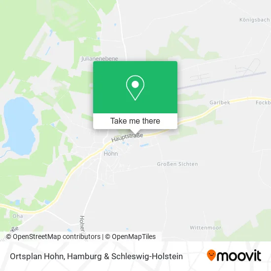 Карта Ortsplan Hohn