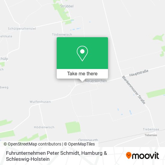 Fuhrunternehmen Peter Schmidt map