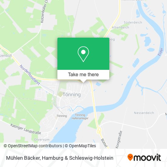 Mühlen Bäcker map